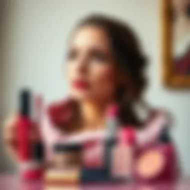 A collection of makeup essentials for young individuals