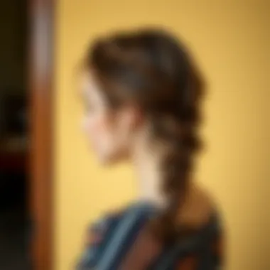 Trendy braided hairstyle perfect for summer