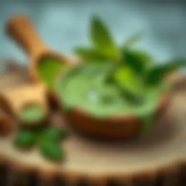 Application methods of green clay