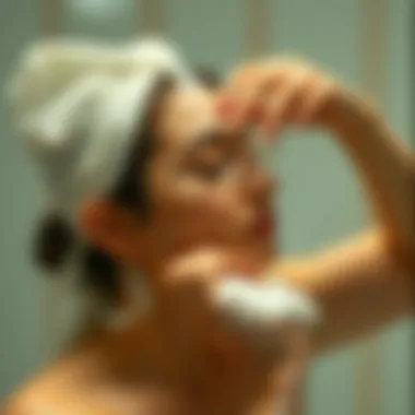 Application techniques for shampoo