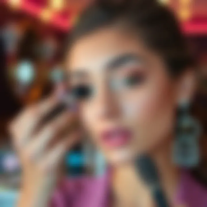 User Experience with Ariana Grande's Makeup User experience showcasing the application of Ariana's makeup