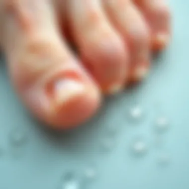 Natural Remedies for Toenail Growth Illustration of natural remedies for toenail growth displayed in an artistic manner.