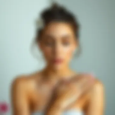 Before and after application of leg cream