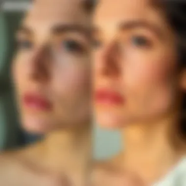 Before and after results of using Beauty Shot Collagen