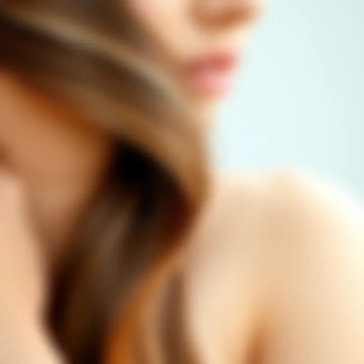 A beautiful shade of baby brown hair dye swatch