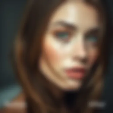 Before and after using liquid hair cream