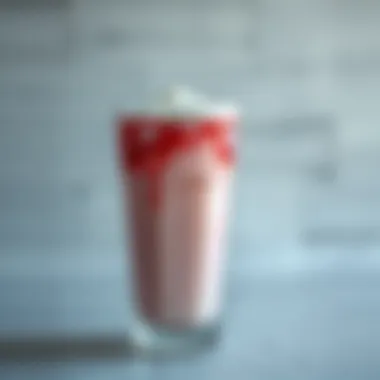 Collagen powder mixed into a beverage