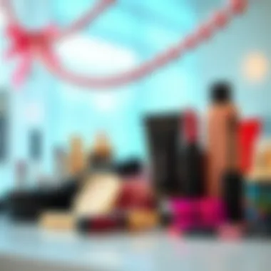A close-up of popular cosmetic products on sale during Black Friday