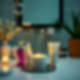 A serene skincare routine setting featuring Boost Flex