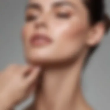 Applying pressure points during neck massage