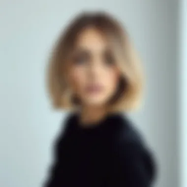 Chic Bob Cut for a Modern Look Chic bob cut for medium-length hair