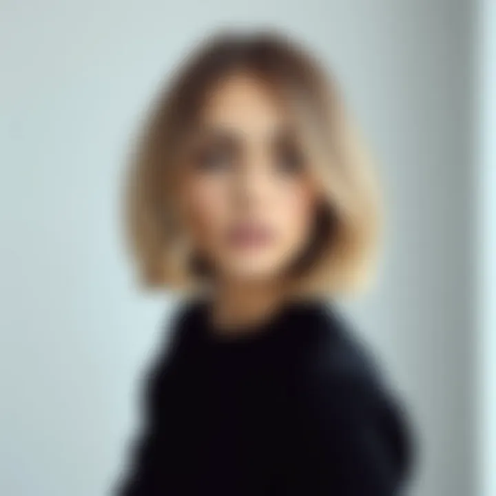Chic Bob Cut for a Modern Look Chic bob cut for medium-length hair