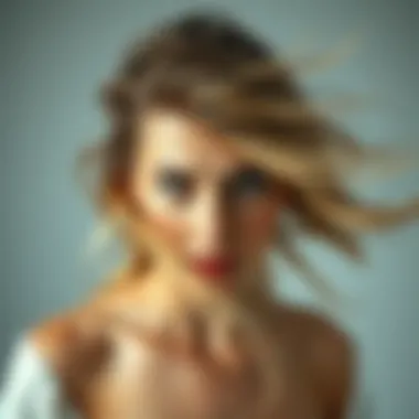 Illustration depicting climate effects on hair