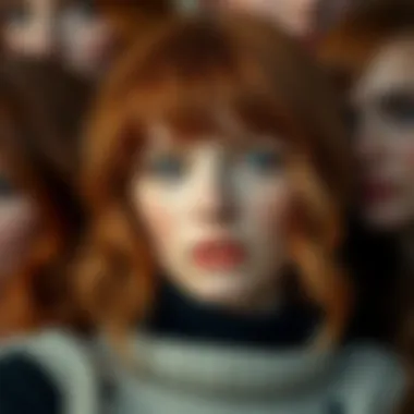 Diverse Shades of Copper Hair Close-up of various copper hair shades displayed artistically