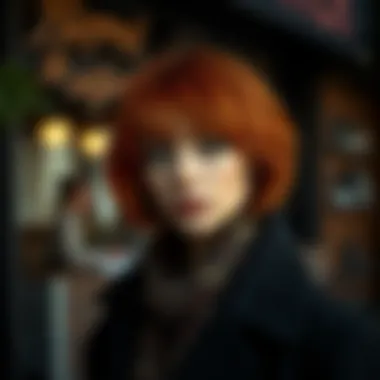 Transforming into Copper: A Style Statement A stylish individual showcasing a copper hair transformation