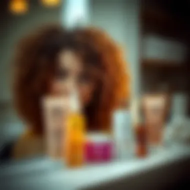 Essential products for curly hair styling