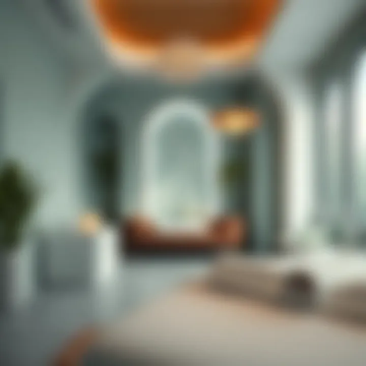 A serene spa environment representing wellness and beauty