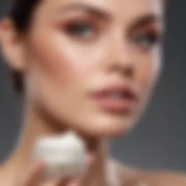 Ingredients of a popular anti-aging cream showcased in a modern setting