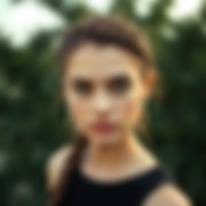 A stylish braided hairstyle with a modern twist