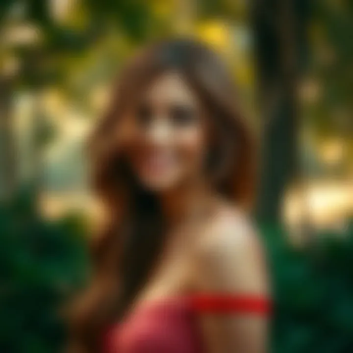 A rich chestnut hair color suitable for medium skin tones