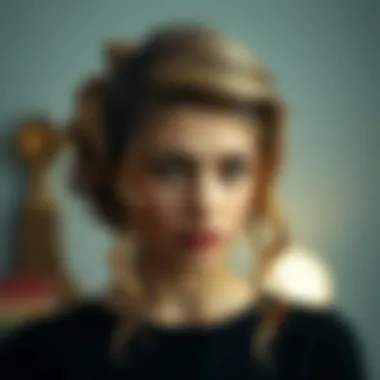 Innovative Styles from Home Hair Cutting A creative hairstyle achieved through home cutting