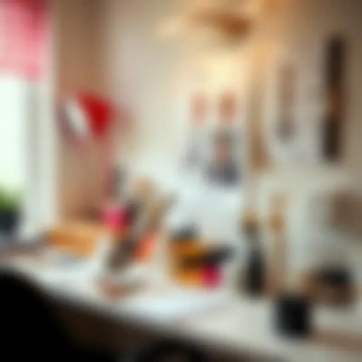 Guidelines for a Flawless Haircut at Home An organized space with hair cutting instructions