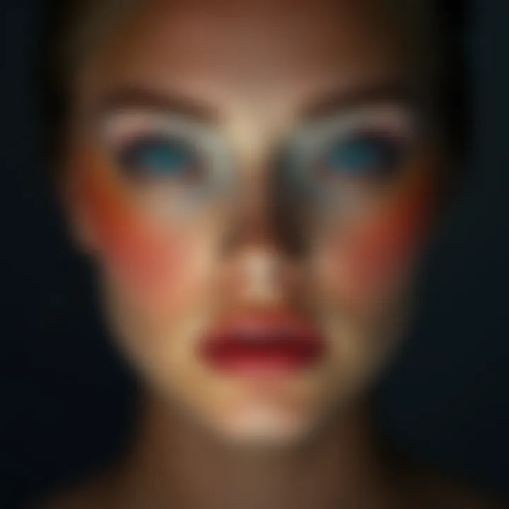 Facelight technique enhancing facial features