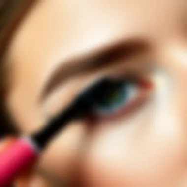 Beautifully finished eye makeup showcasing eyeliner