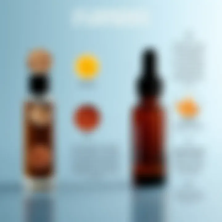 An infographic detailing the key ingredients found in effective eye serums and their benefits.