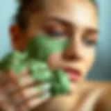 Green clay benefits for skin health