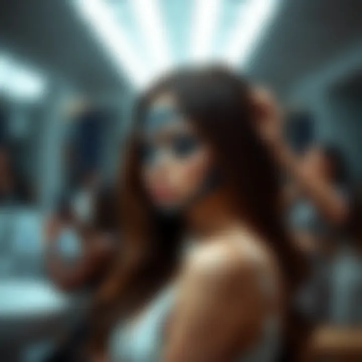 Different hair mask applications for various hair types