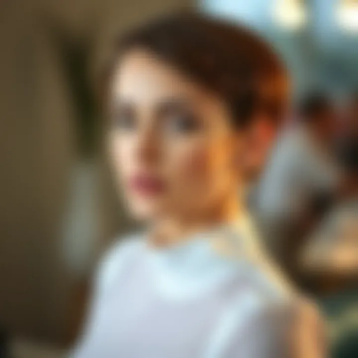 Chic Haircut for Round Face Shape Chic haircut for round face shape