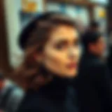 Elegant hairstyle for oval face shape