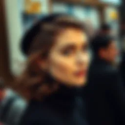 Elegant hairstyle for oval face shape