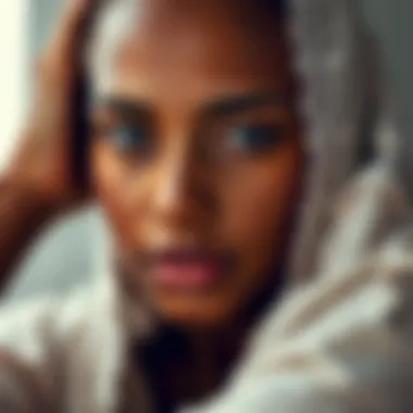 Different stages of skin pigmentation