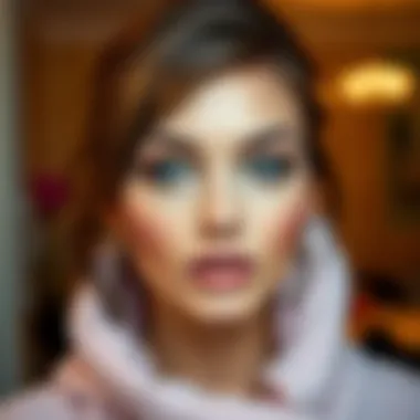 Makeup techniques for enhancing thin lips