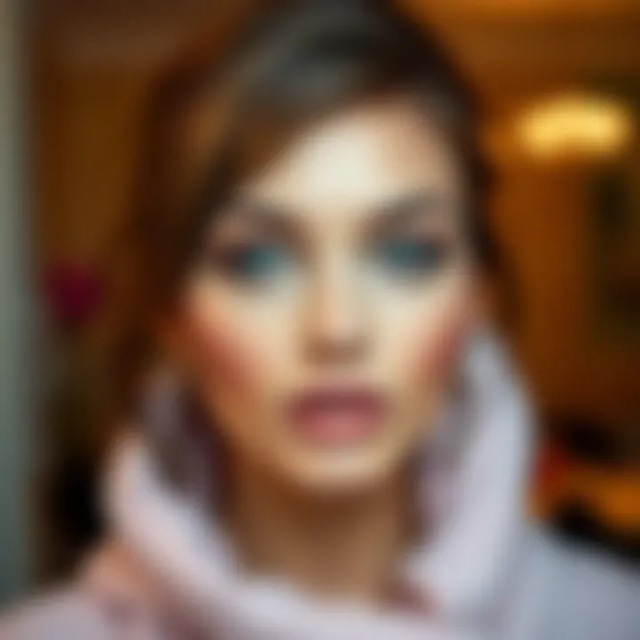 Makeup techniques for enhancing thin lips