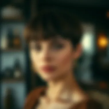 Classic blunt cut for timeless appeal