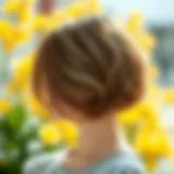 Elegant short bob hairstyle suitable for various face shapes