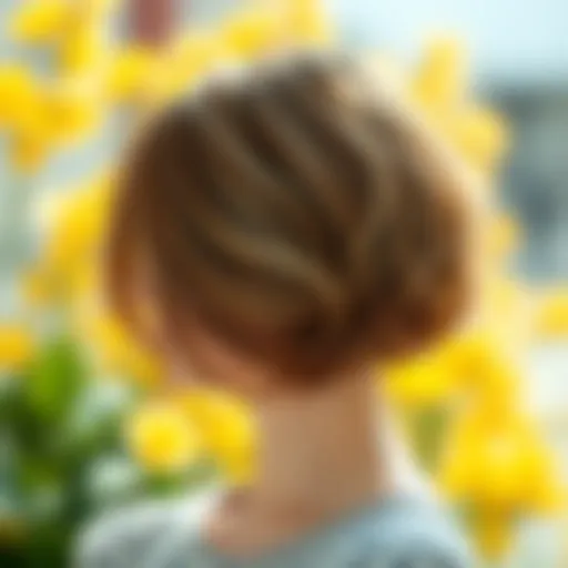 Elegant short bob hairstyle suitable for various face shapes