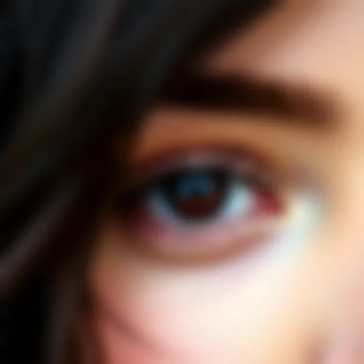 Characteristic features of brown eyes