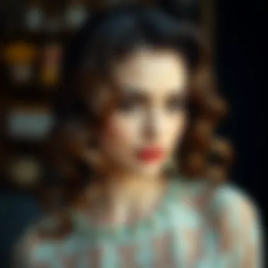 Elegant Thick Waves Elegant thick wavy hairdo for special occasions