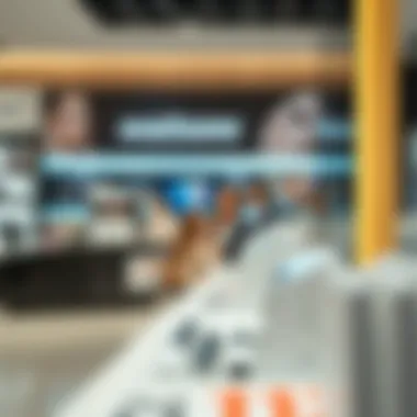 An inviting display of Watsons store featuring eyebrow care products