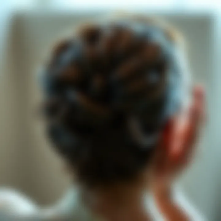 Scalp irritation and dryness visualization