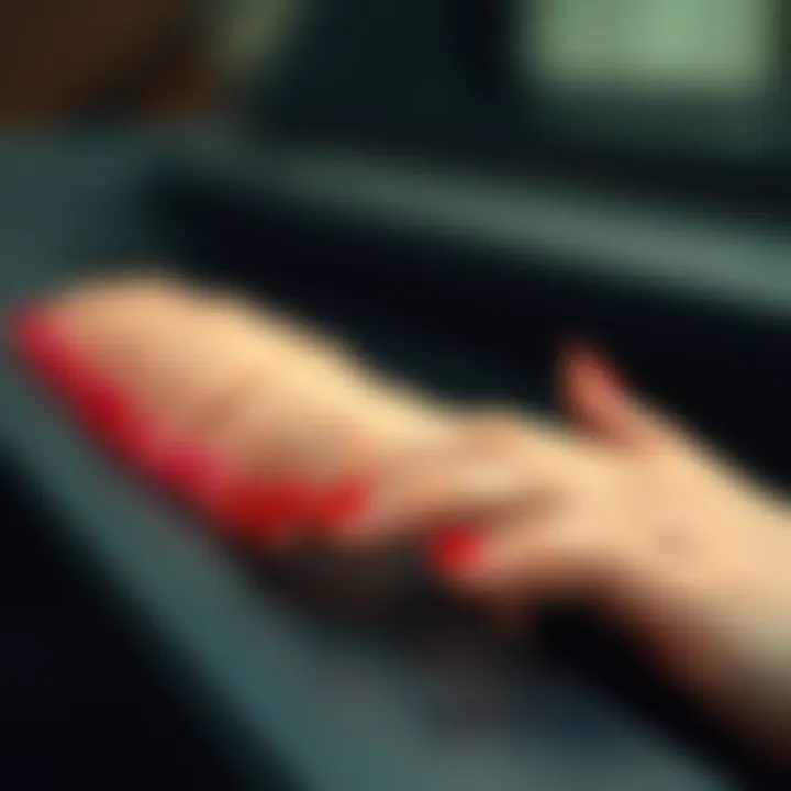 Historical evolution of red nail polish through the ages