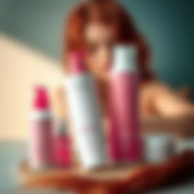 Hair care products for red and black hair