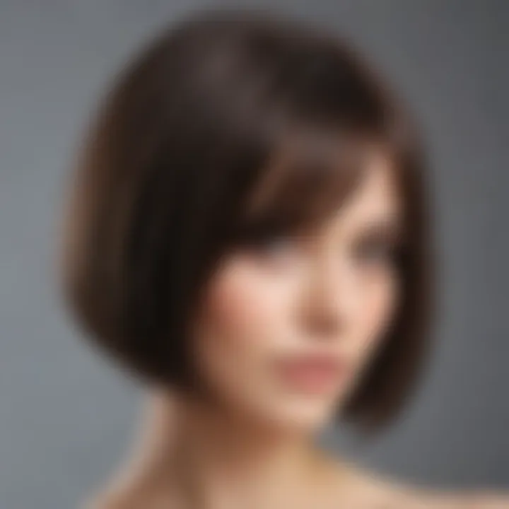 Trendy bob haircut for young girls