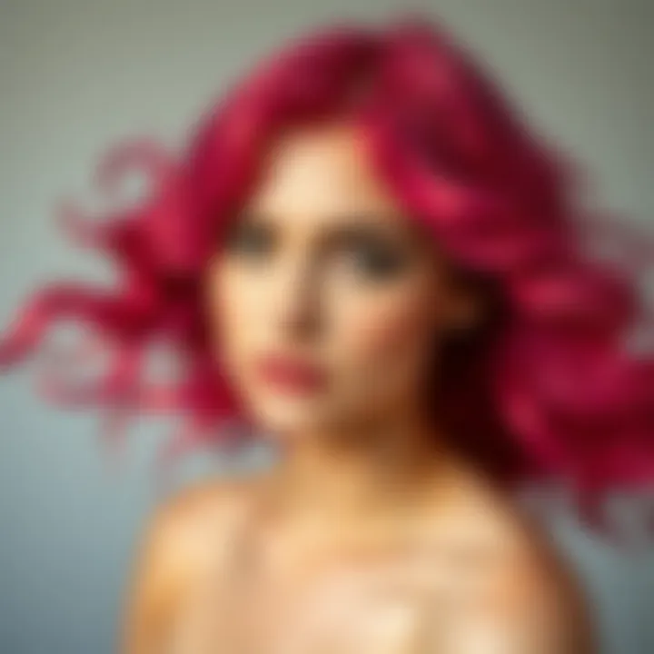 Illustration of biological factors affecting hair color