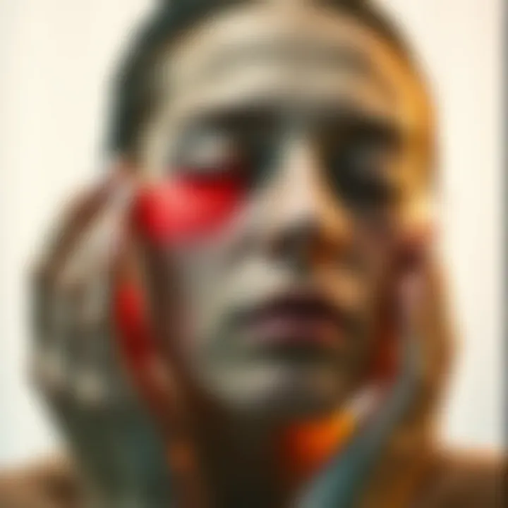 Illustration depicting skin irritation caused by redness