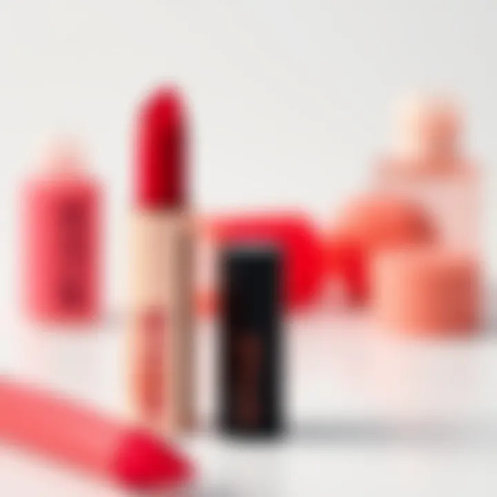 Sleek Design of a Kylie Lipstick Tube Close-up of a Kylie lipstick tube showcasing its sleek design